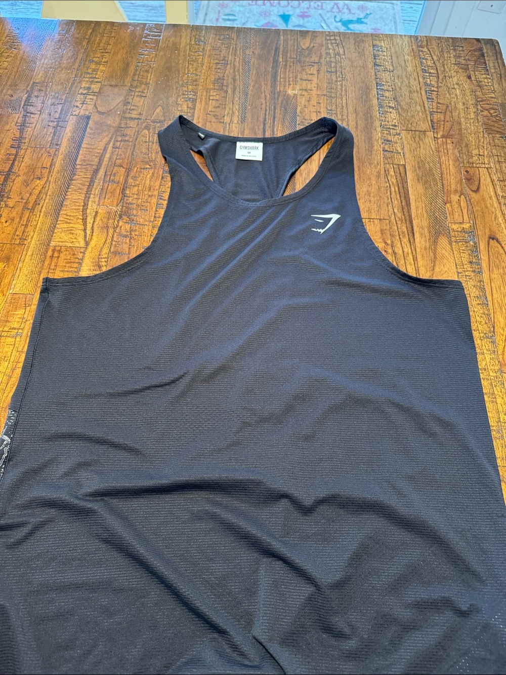 Gymshark Men’s Black Racerback Training Tank Top